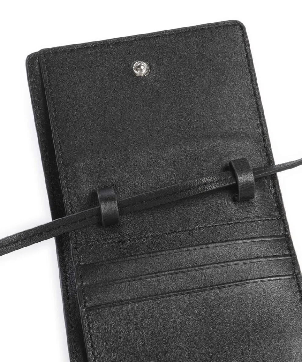 Ada Sheep Natural M Geldbörse Schafsleder schwarz