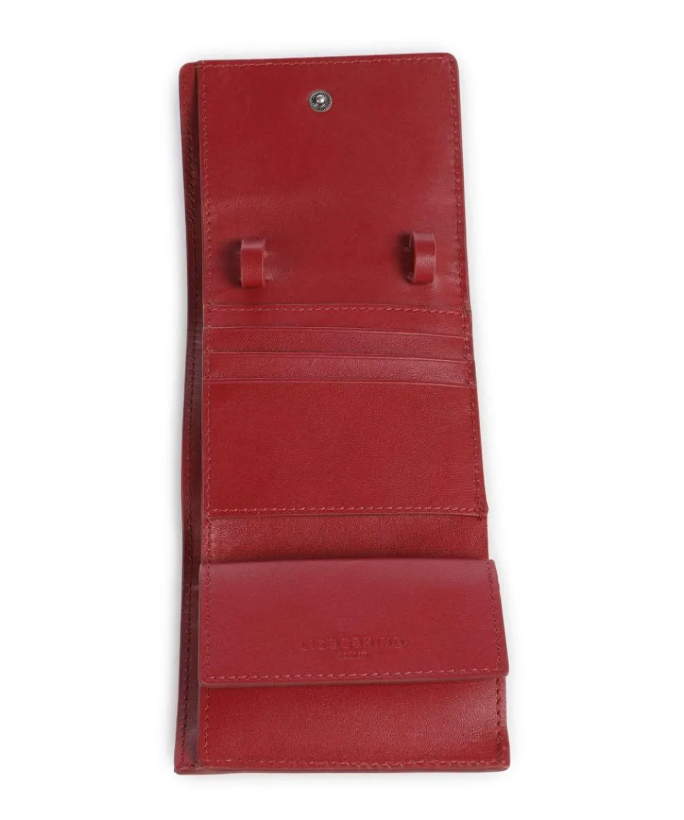 Ada Sheep Natural M Geldbörse Schafsleder rot