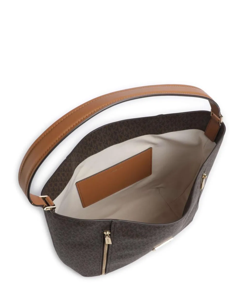 Addie Beuteltasche Canvas dunkelbraun