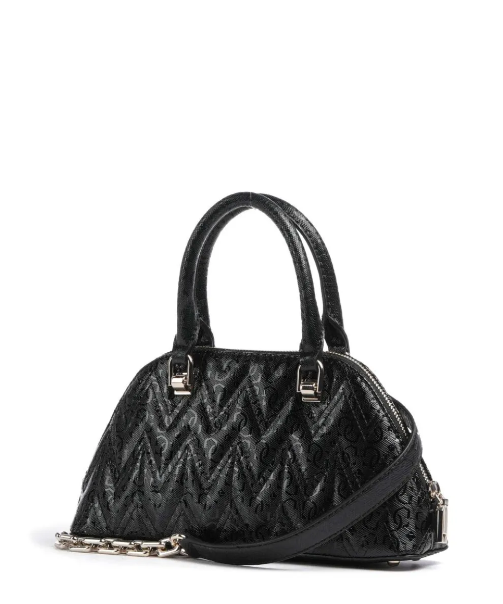 Adelard Handtasche Lederimitat schwarz