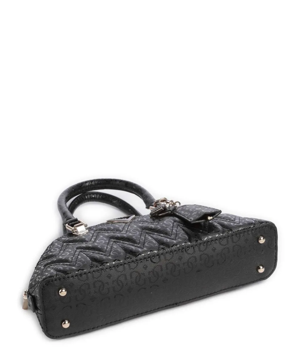 Adelard Handtasche Lederimitat schwarz