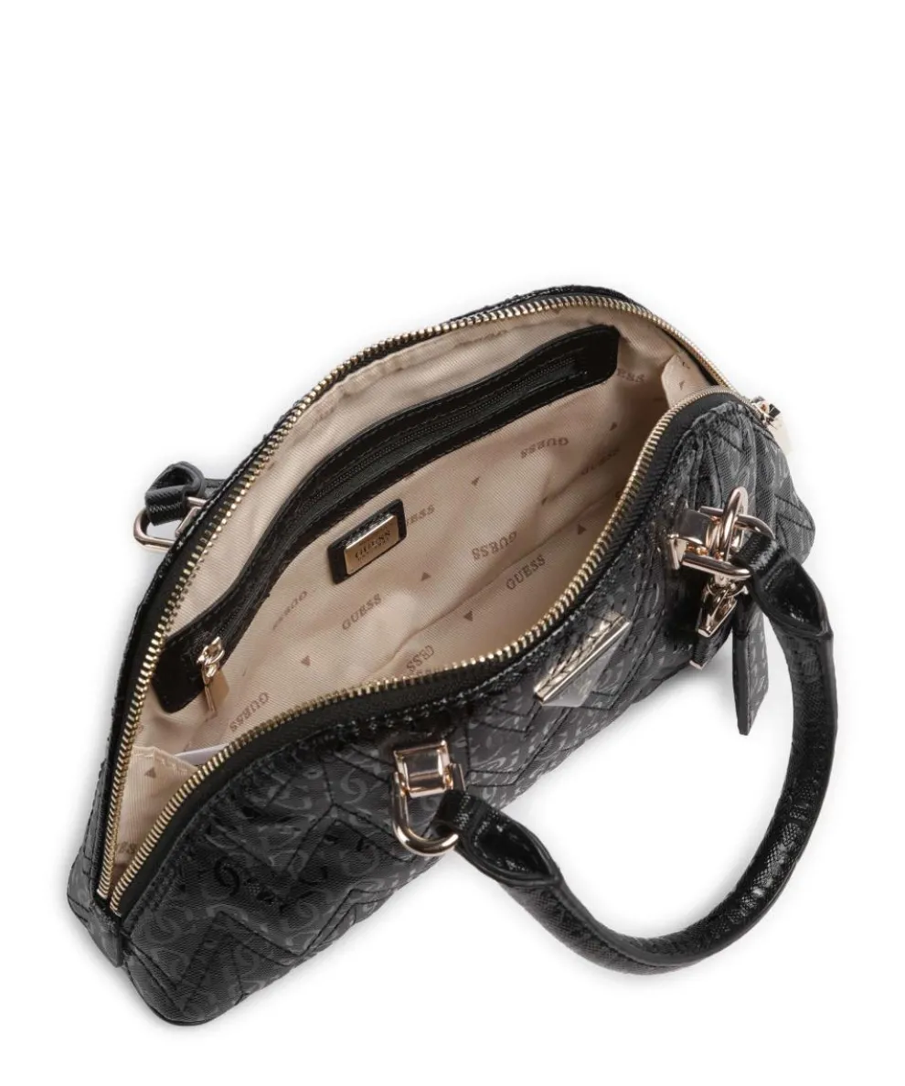 Adelard Handtasche Lederimitat schwarz