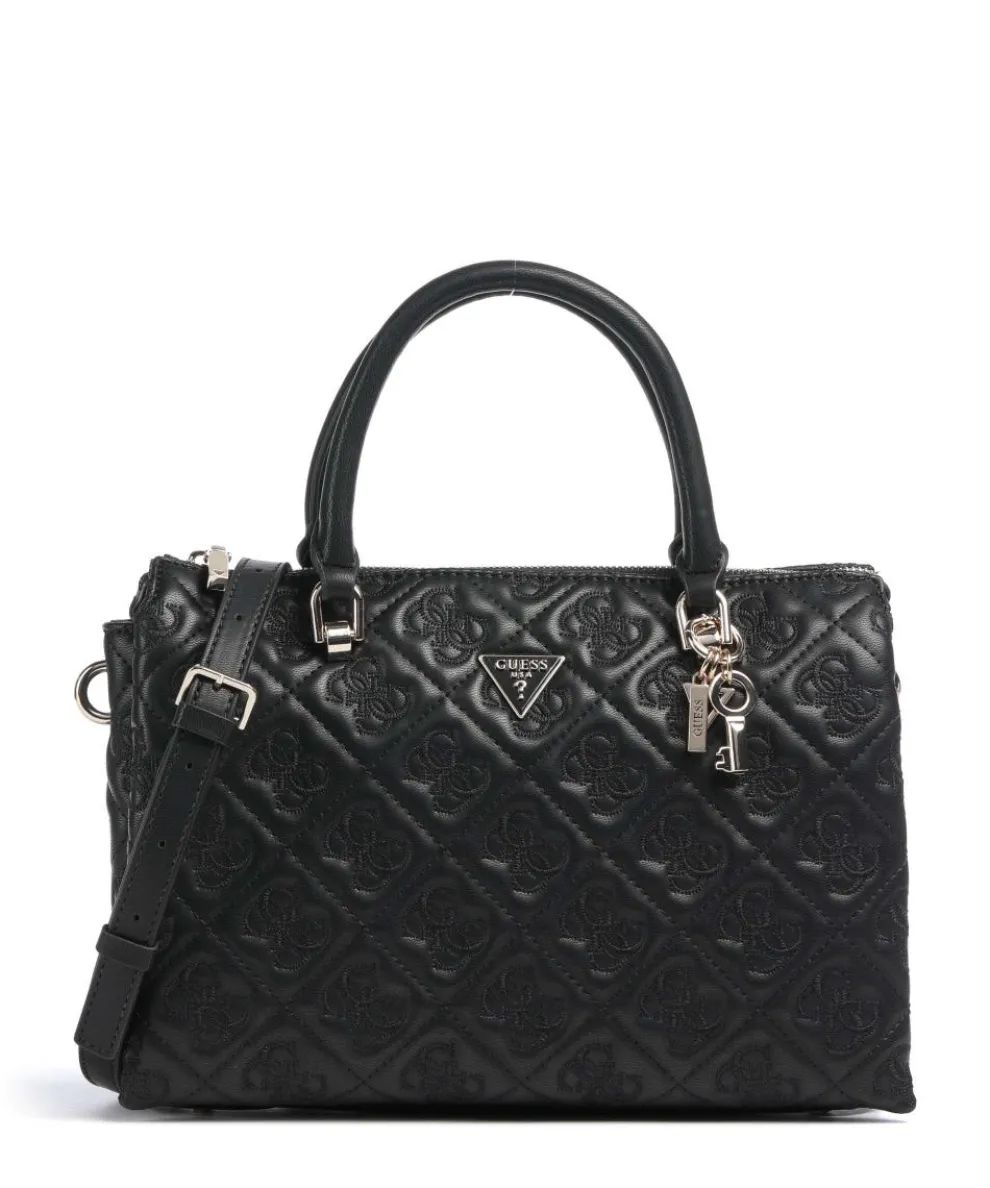 Adelasia Handtasche Lederimitat schwarz