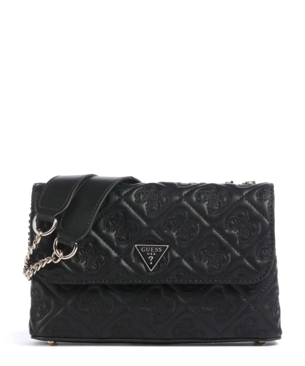 Adelasia Schultertasche Lederimitat schwarz