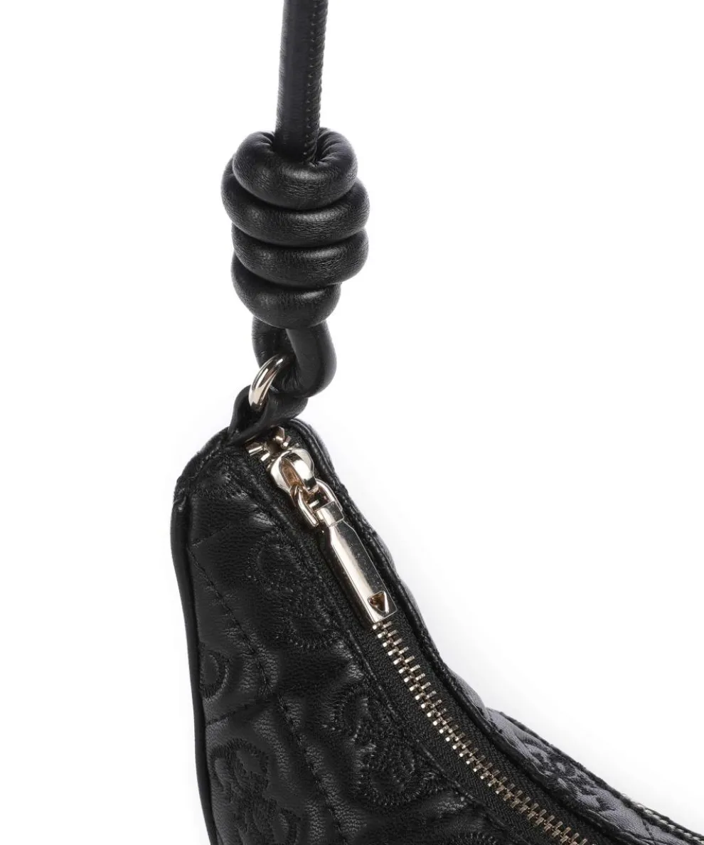 Adelasia Schultertasche Lederimitat schwarz