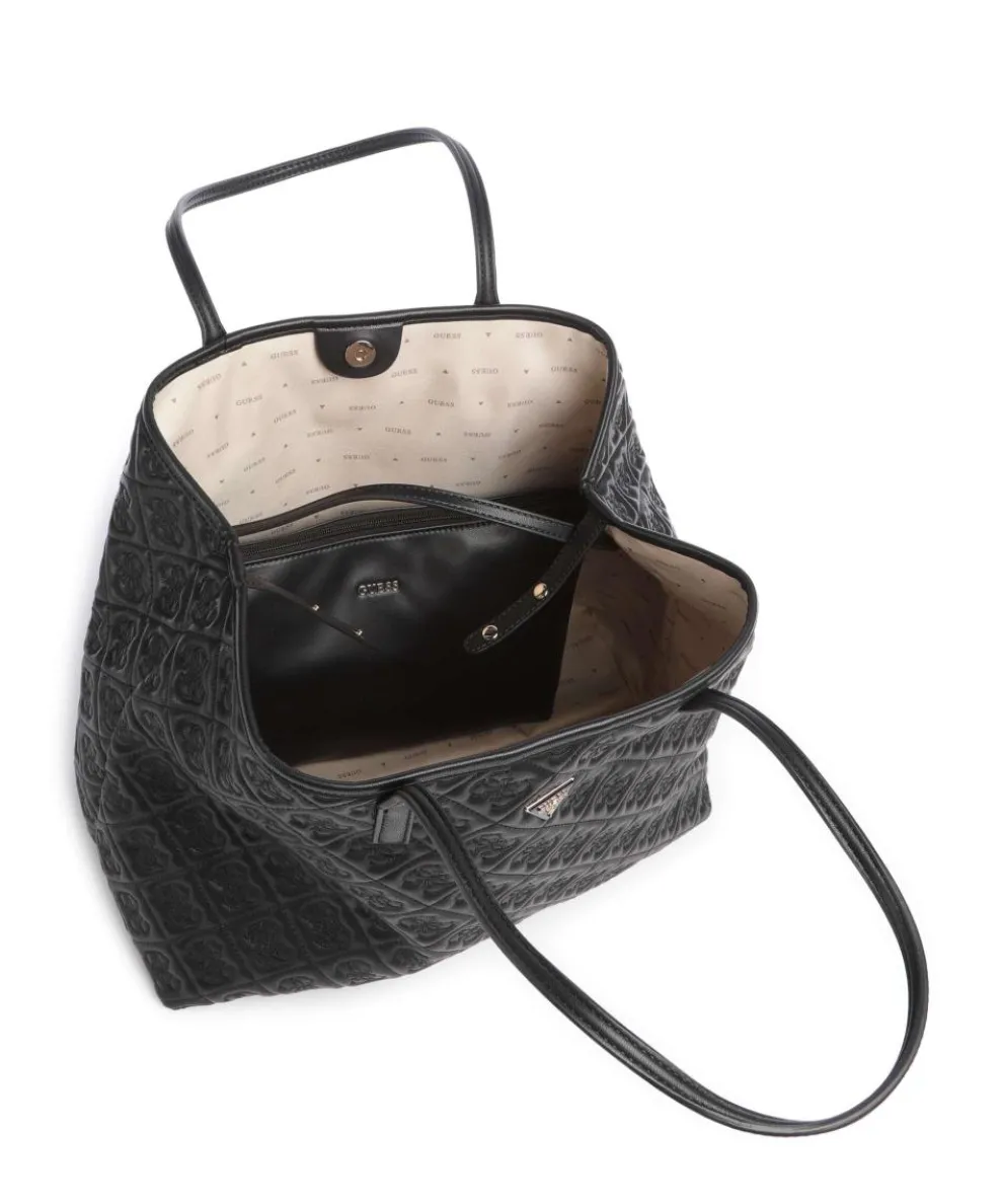 Adelasia Shopper Lederimitat schwarz