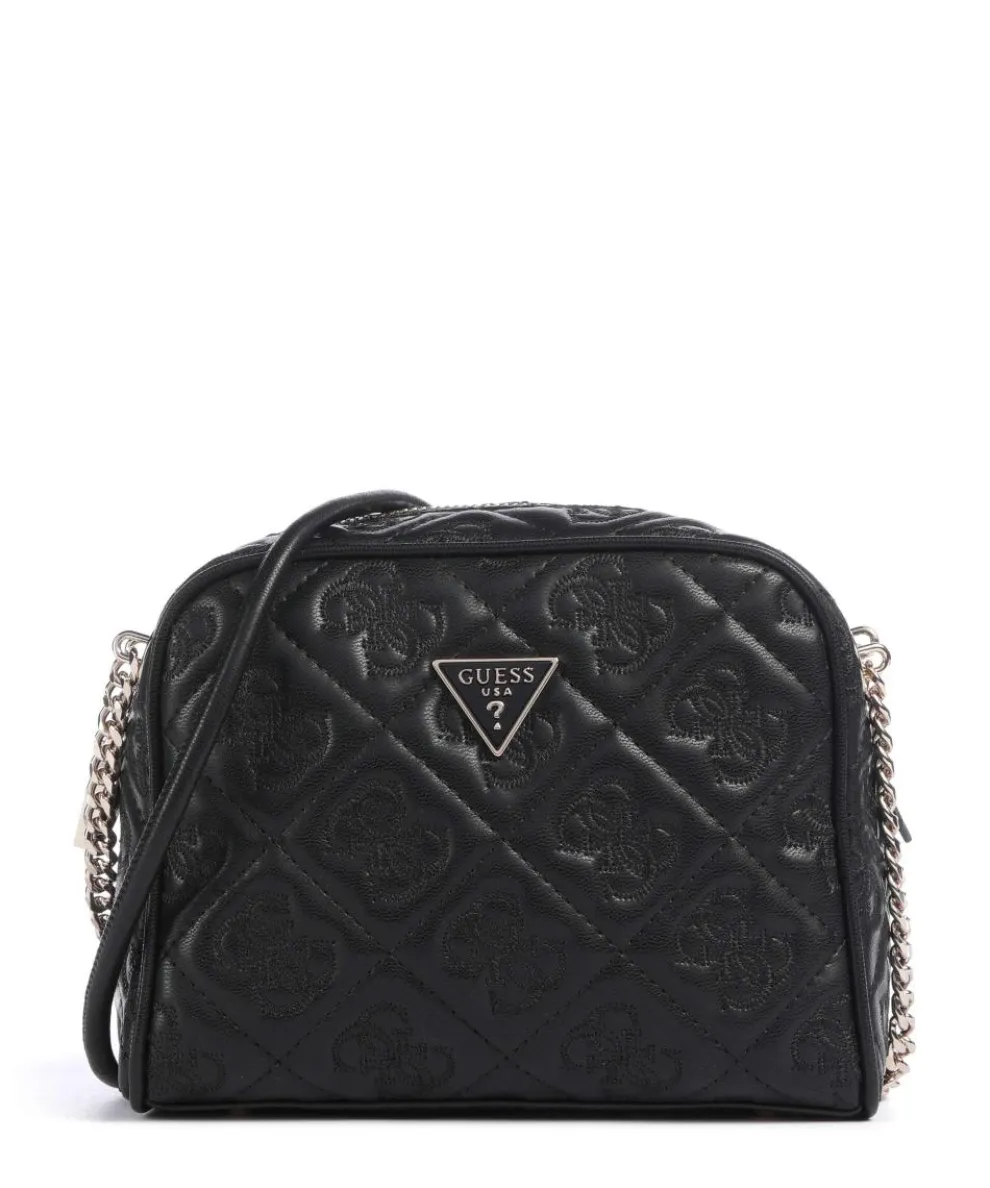 Adelasia Umhängetasche Lederimitat schwarz