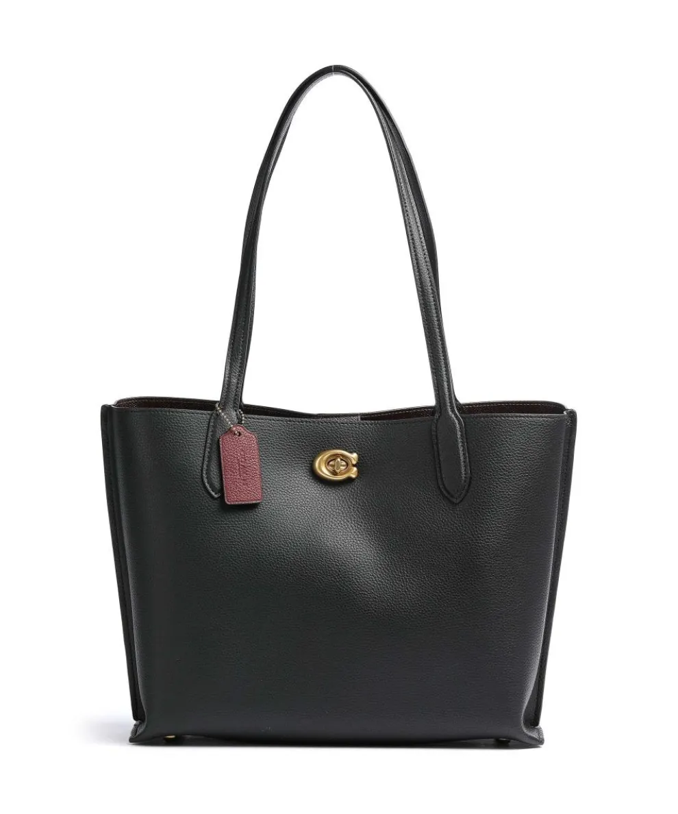 Willow Shopper genarbtes Rindsleder schwarz