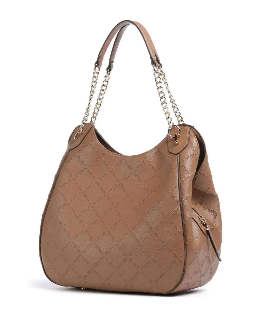 Adonide L Beuteltasche Lederimitat braun