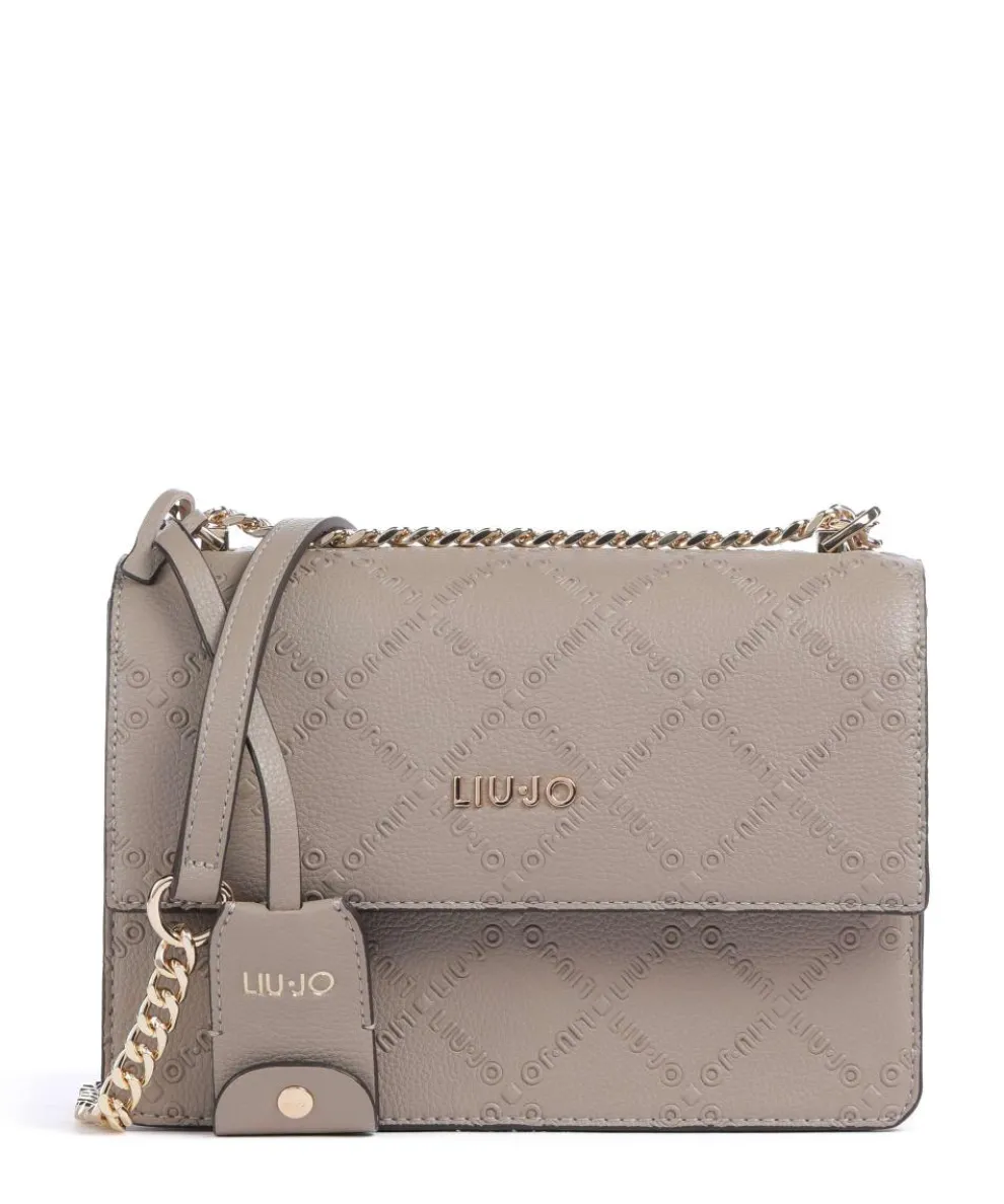 Adonide M Schultertasche Lederimitat taupe