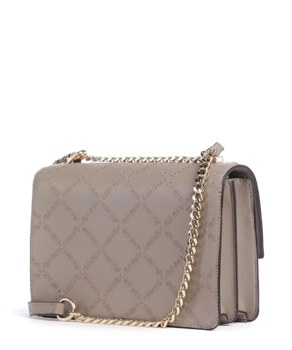 Adonide M Schultertasche Lederimitat taupe