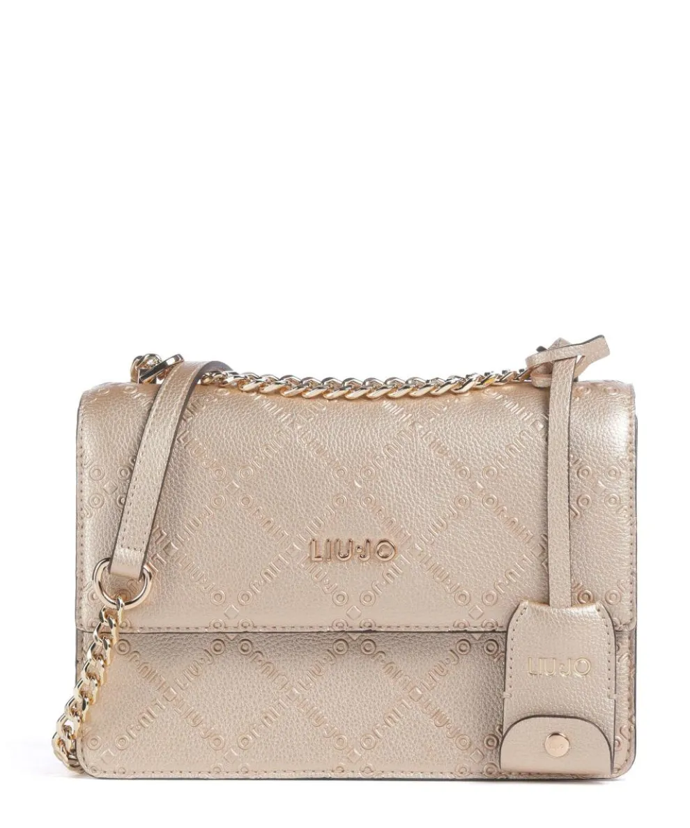 Adonide M Schultertasche Lederimitat gold