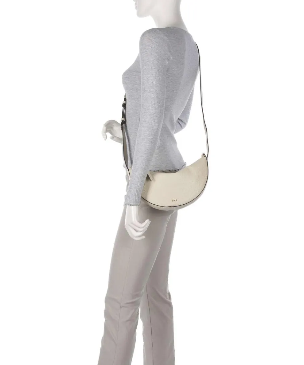 Adria Lulu Umhängetasche genarbtes Rindsleder creme