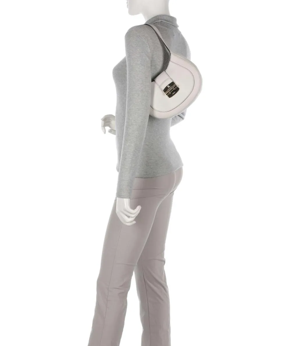 Club 2 S Beuteltasche genarbtes Leder elfenbein