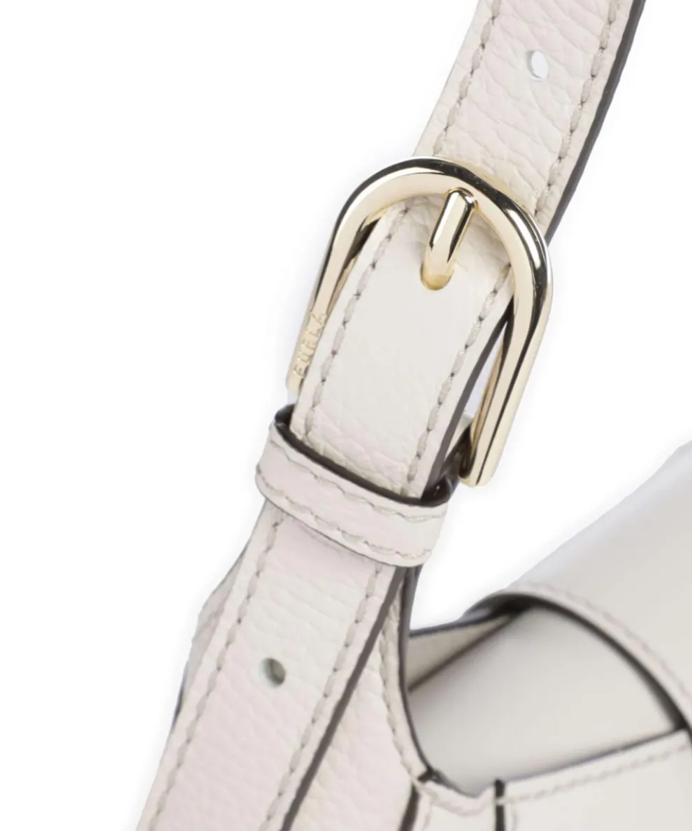 Club 2 S Beuteltasche genarbtes Leder elfenbein