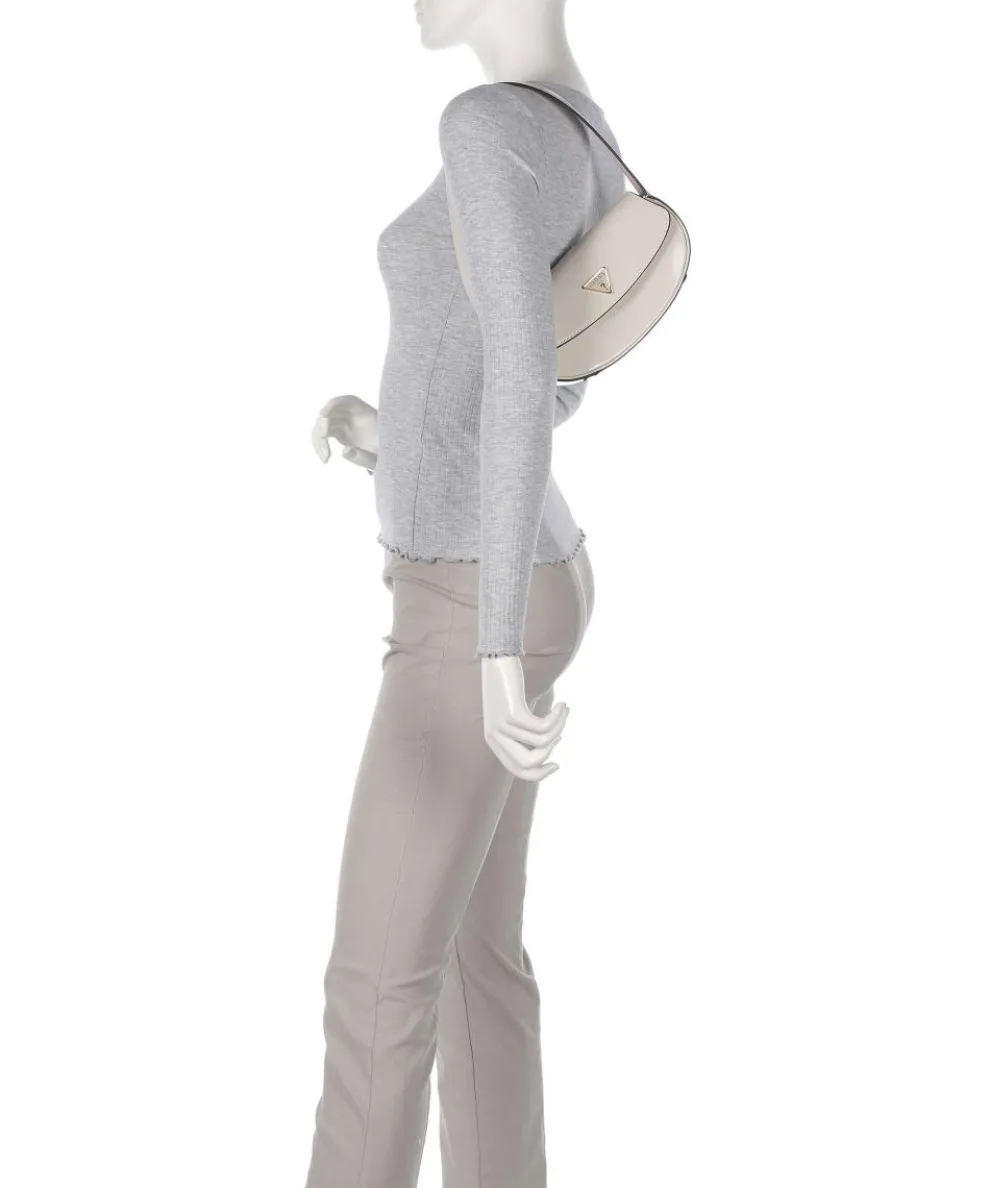 Arnela Schultertasche Lederimitat elfenbein