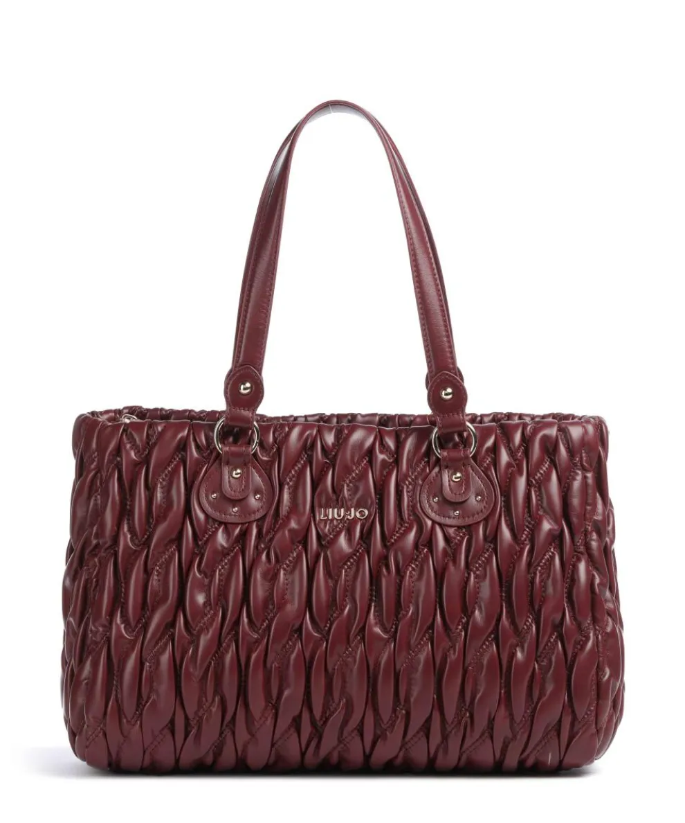 Aide M Shopper Lederimitat wein