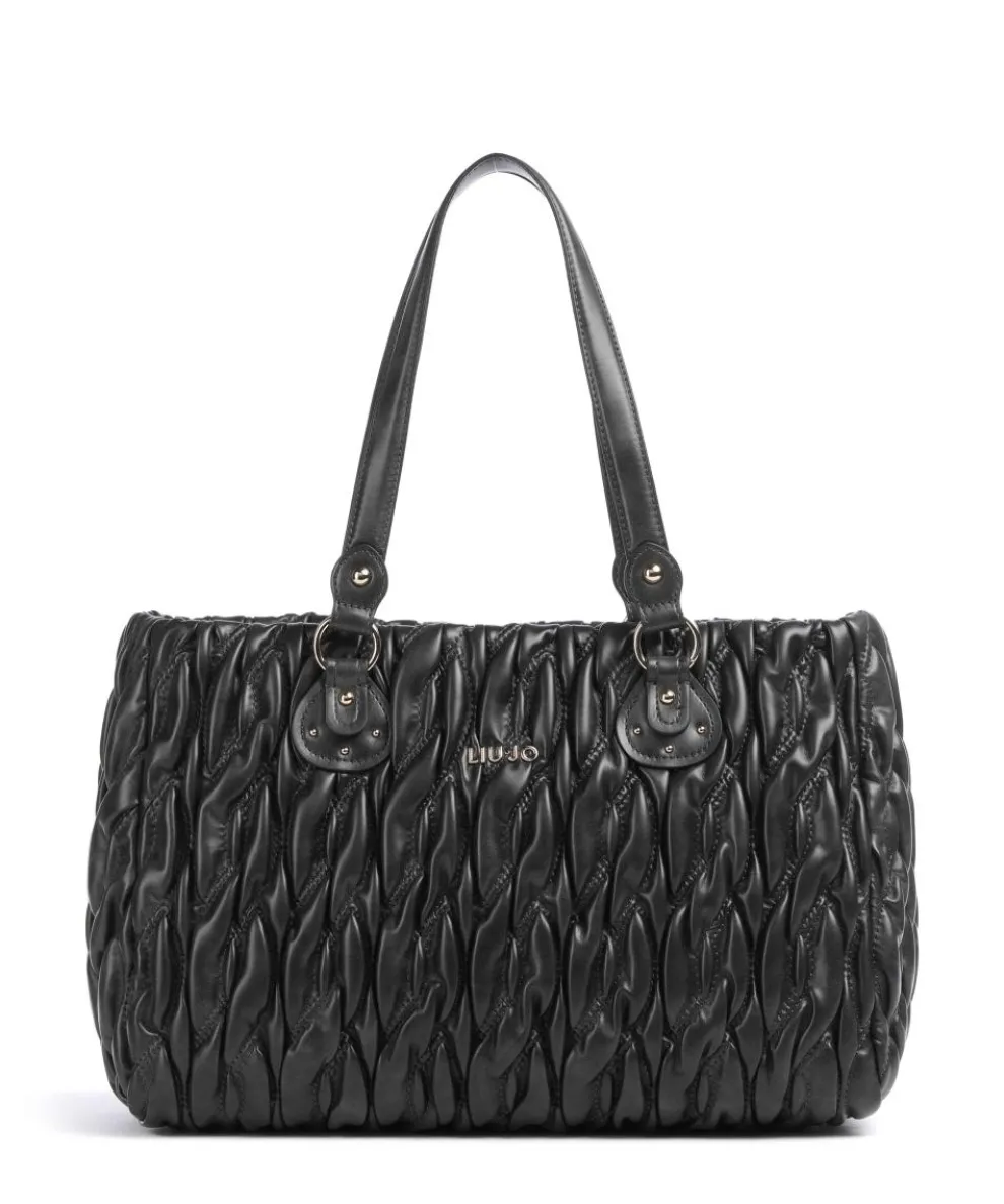 Aide M Shopper Lederimitat schwarz