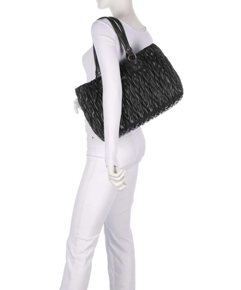 Aide M Shopper Lederimitat schwarz