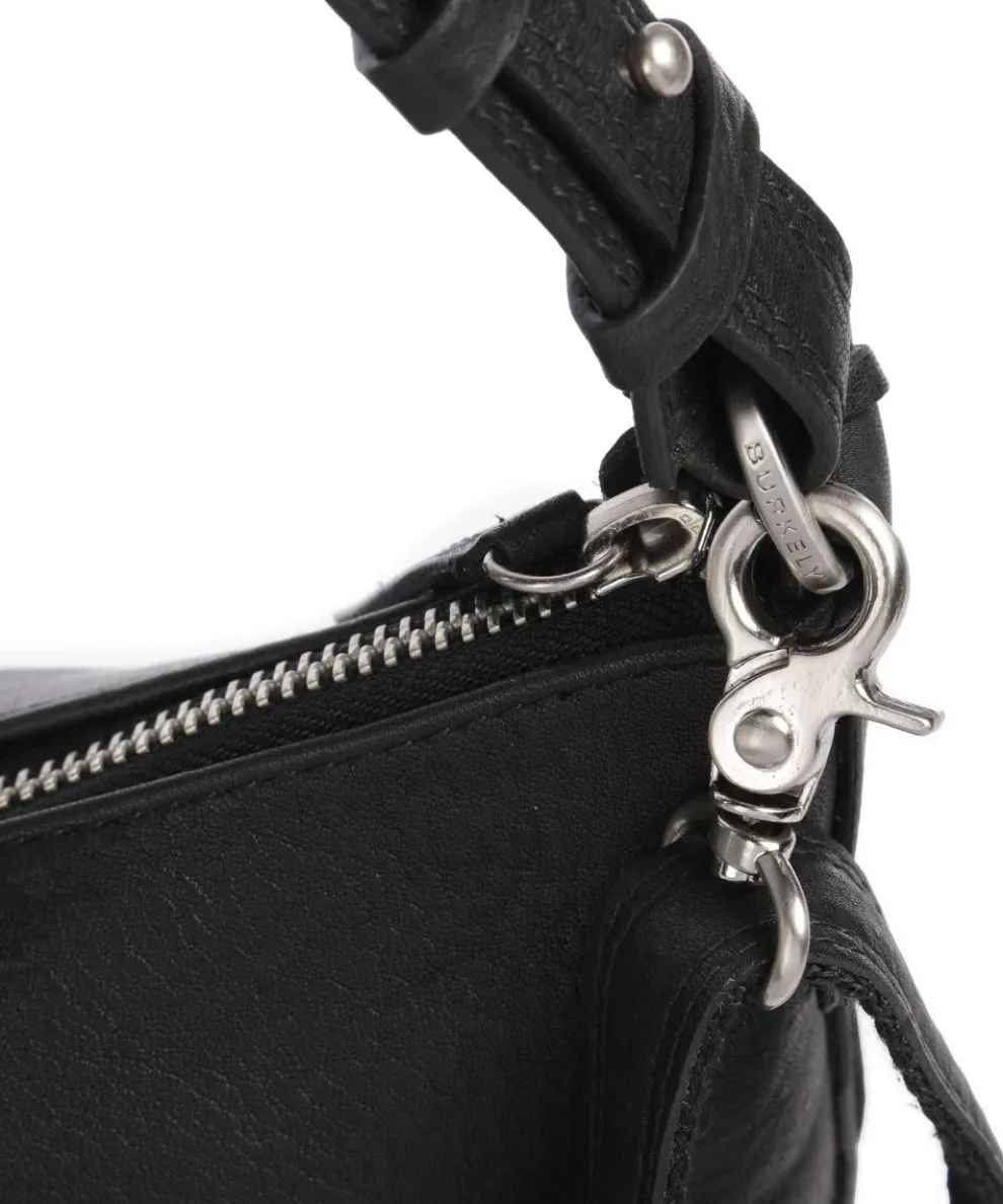 Soft Skylar Beuteltasche genarbtes Leder schwarz