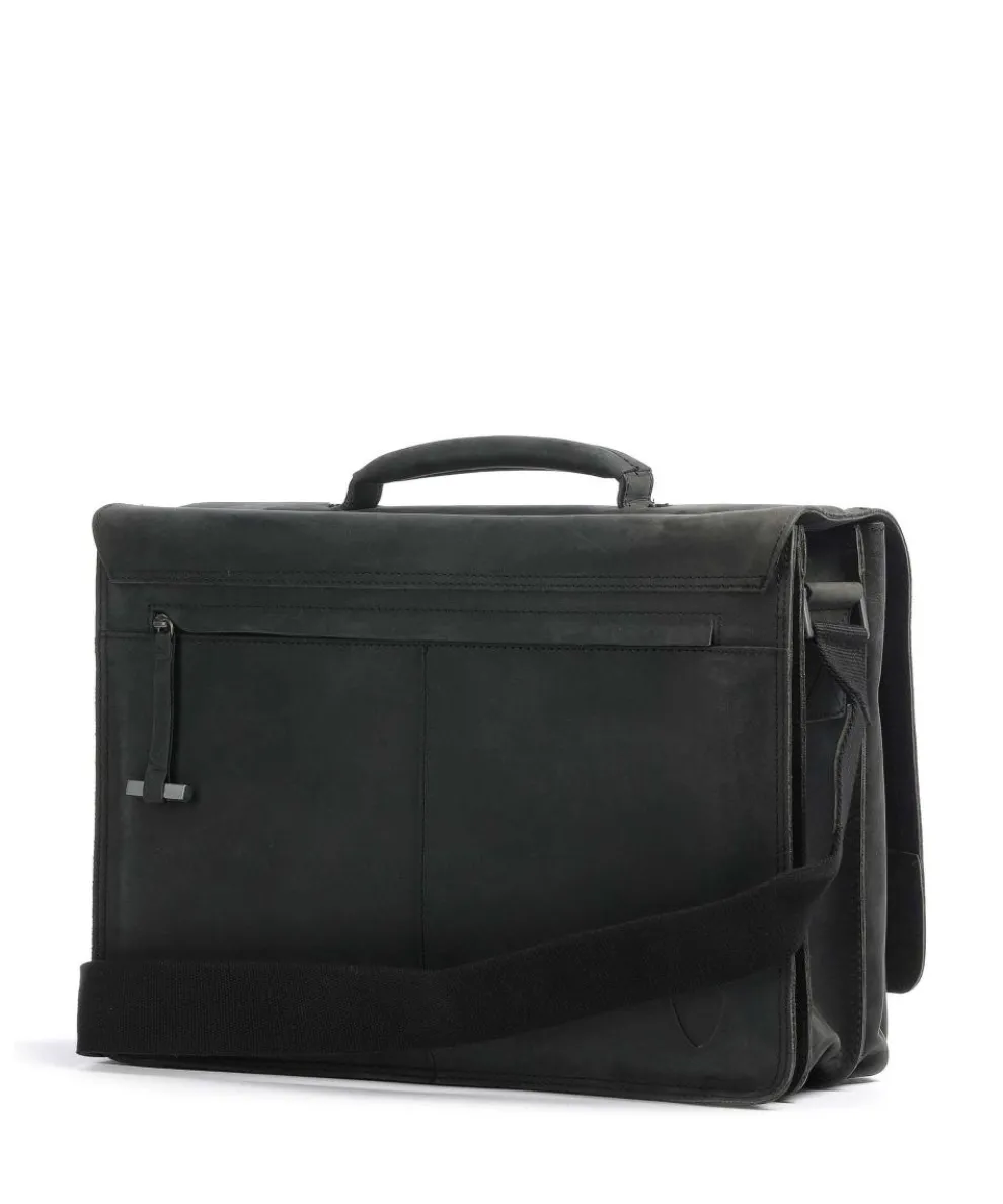 Aktentasche 15″ Leder schwarz