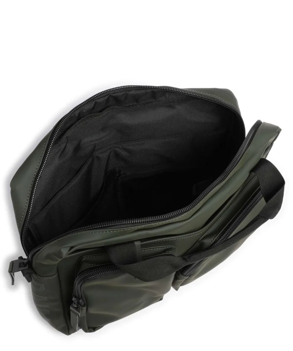 Aktentasche 14″ Polyurethane, Polyester dunkelgrün