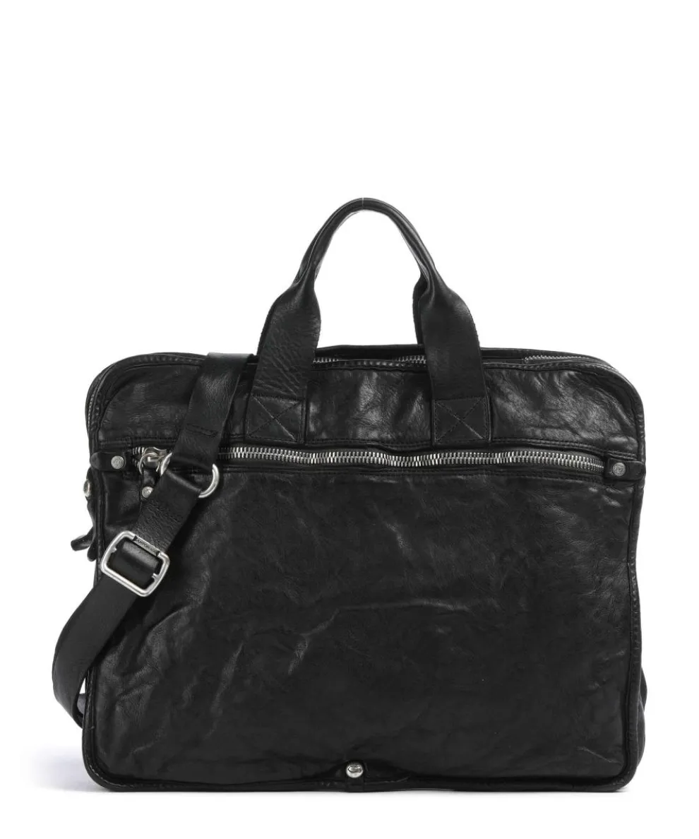 Aktentasche fein genarbtes Rindsleder schwarz