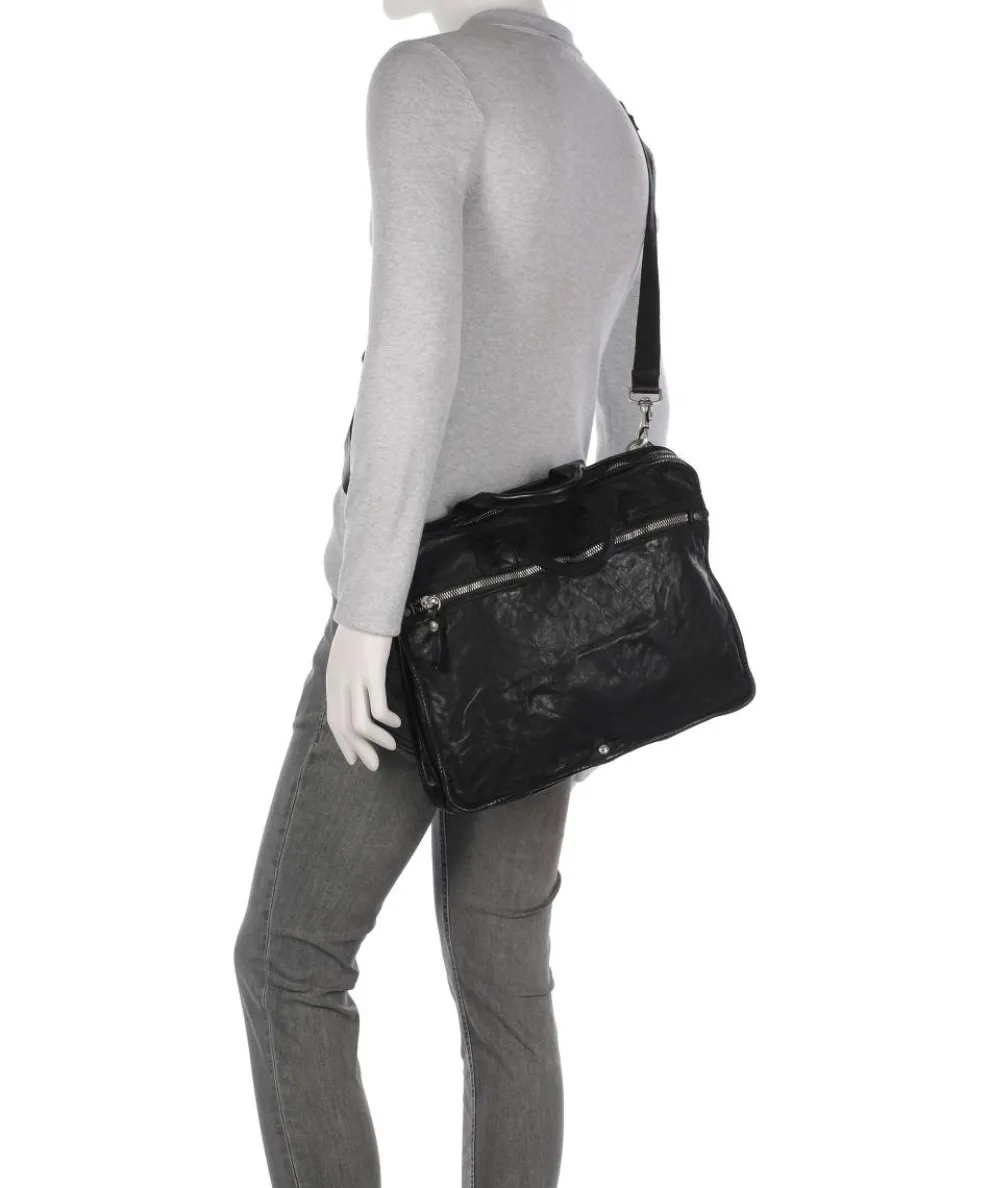 Aktentasche fein genarbtes Rindsleder schwarz