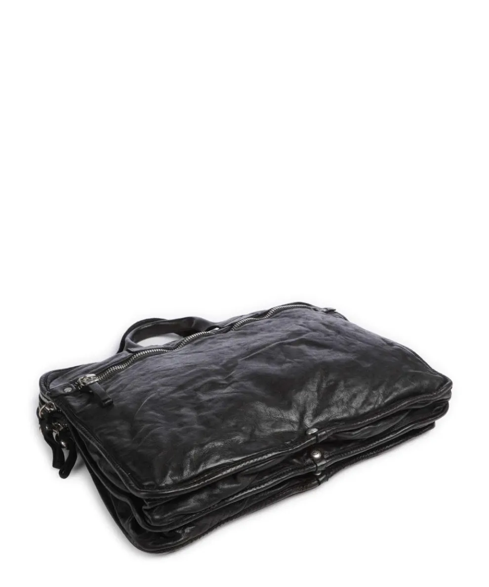 Aktentasche fein genarbtes Rindsleder schwarz