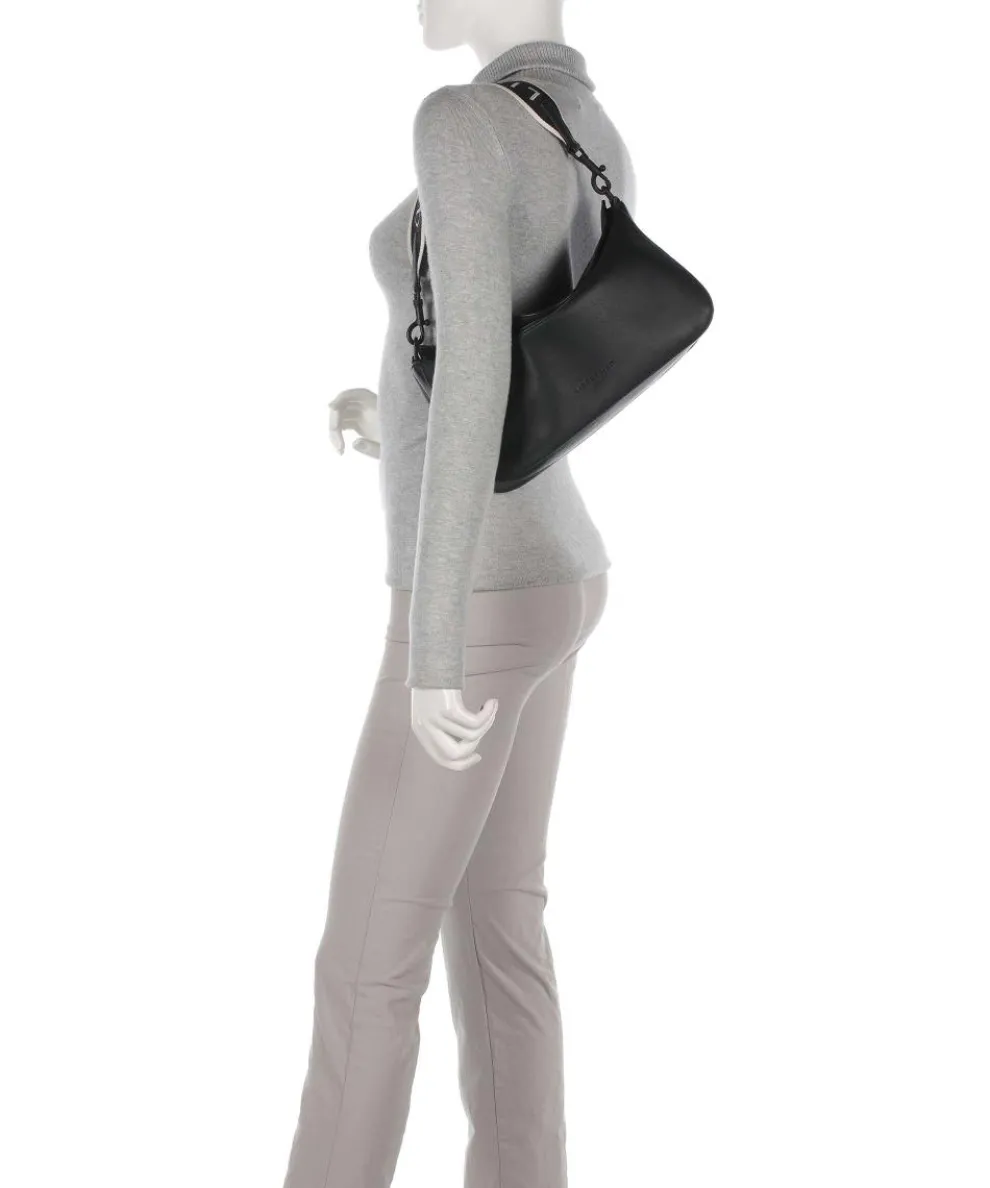 Alessa Kodiaq Sheep S Schultertasche fein genarbtes Leder schwarz