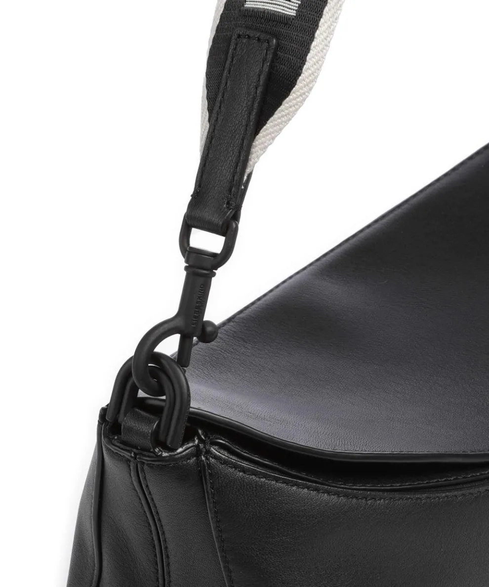 Alessa Kodiaq Sheep S Schultertasche fein genarbtes Leder schwarz