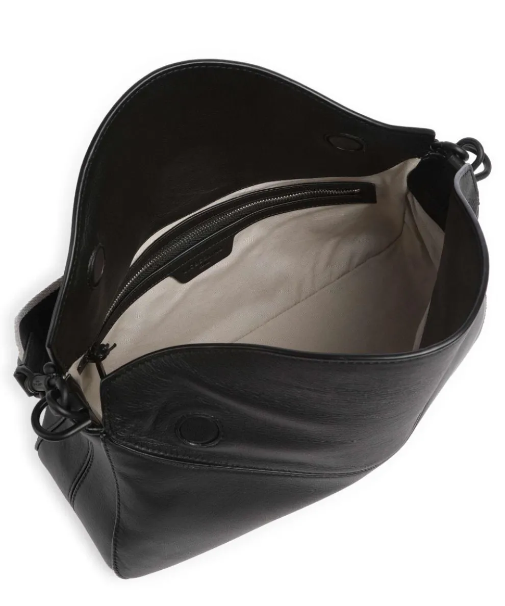 Alessa Kodiaq Sheep S Schultertasche fein genarbtes Leder schwarz