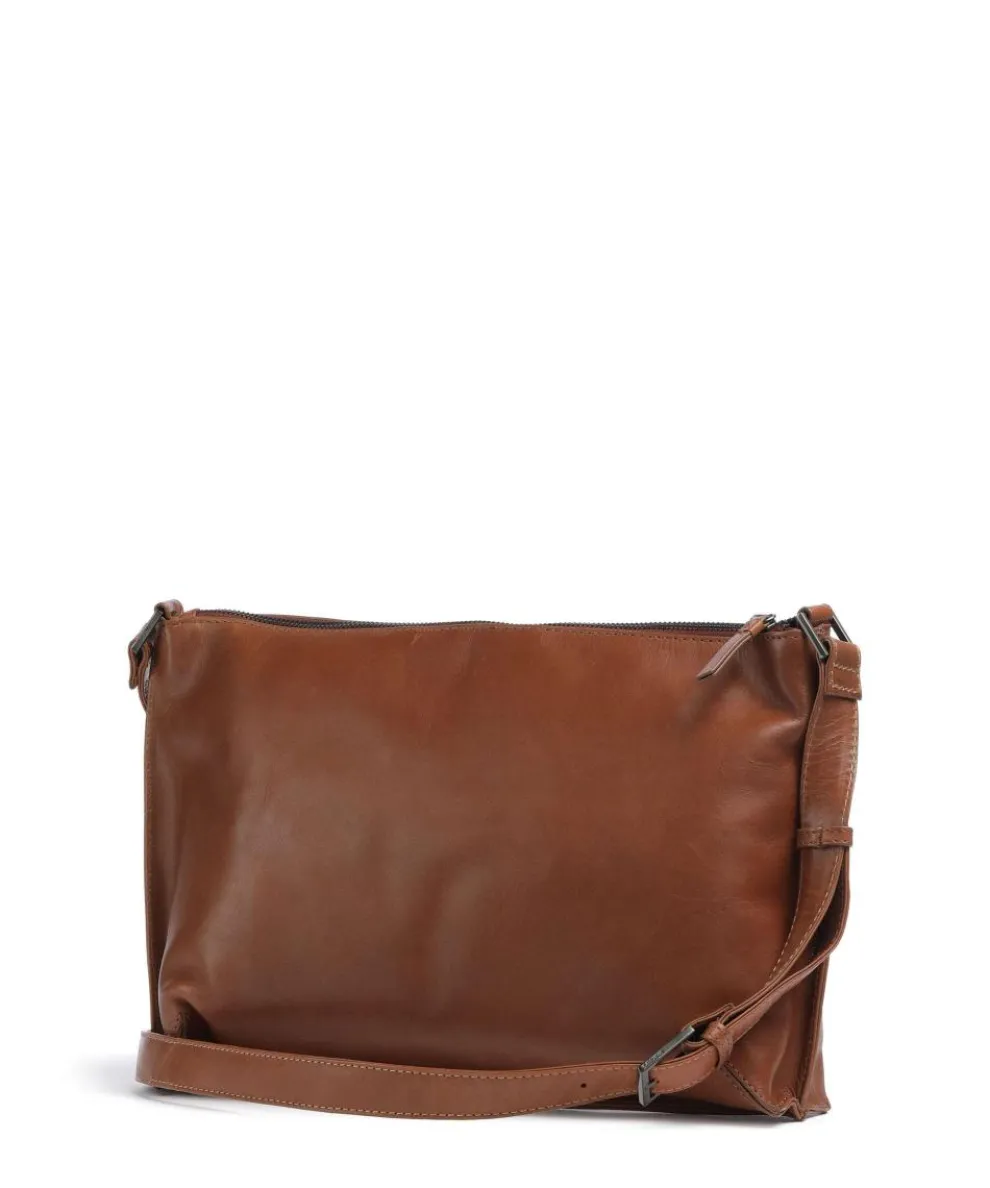 Aletta Umhängetasche fein genarbtes Rindsleder braun