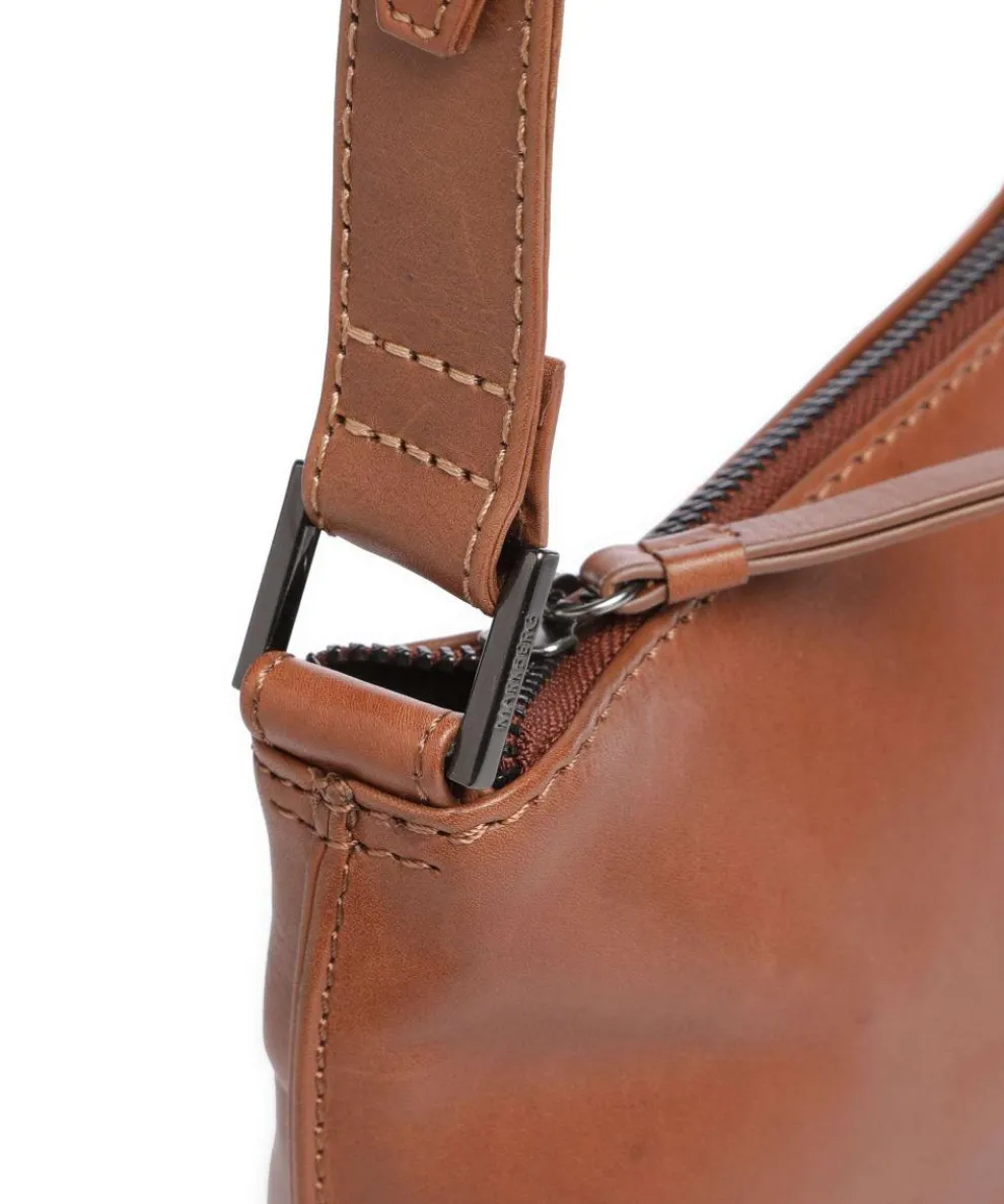 Aletta Umhängetasche fein genarbtes Rindsleder braun