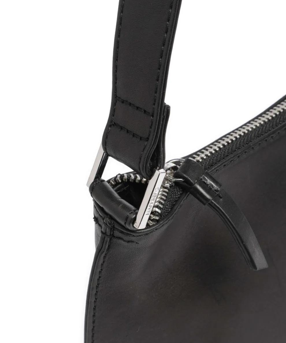 Aletta Umhängetasche fein genarbtes Rindsleder schwarz