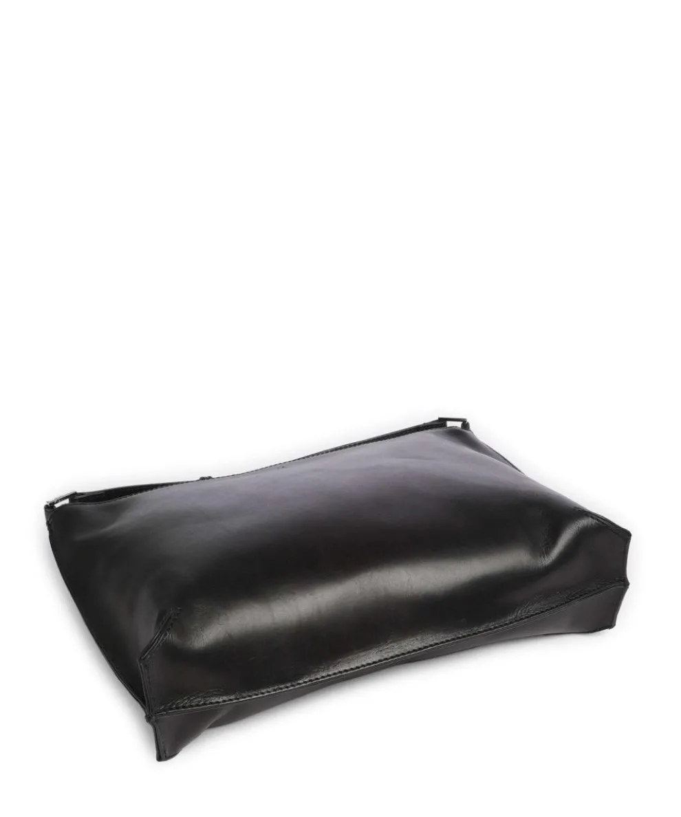 Aletta Umhängetasche fein genarbtes Rindsleder schwarz