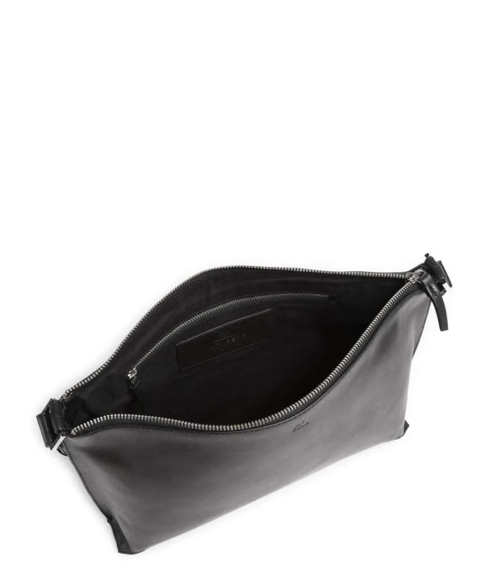 Aletta Umhängetasche fein genarbtes Rindsleder schwarz