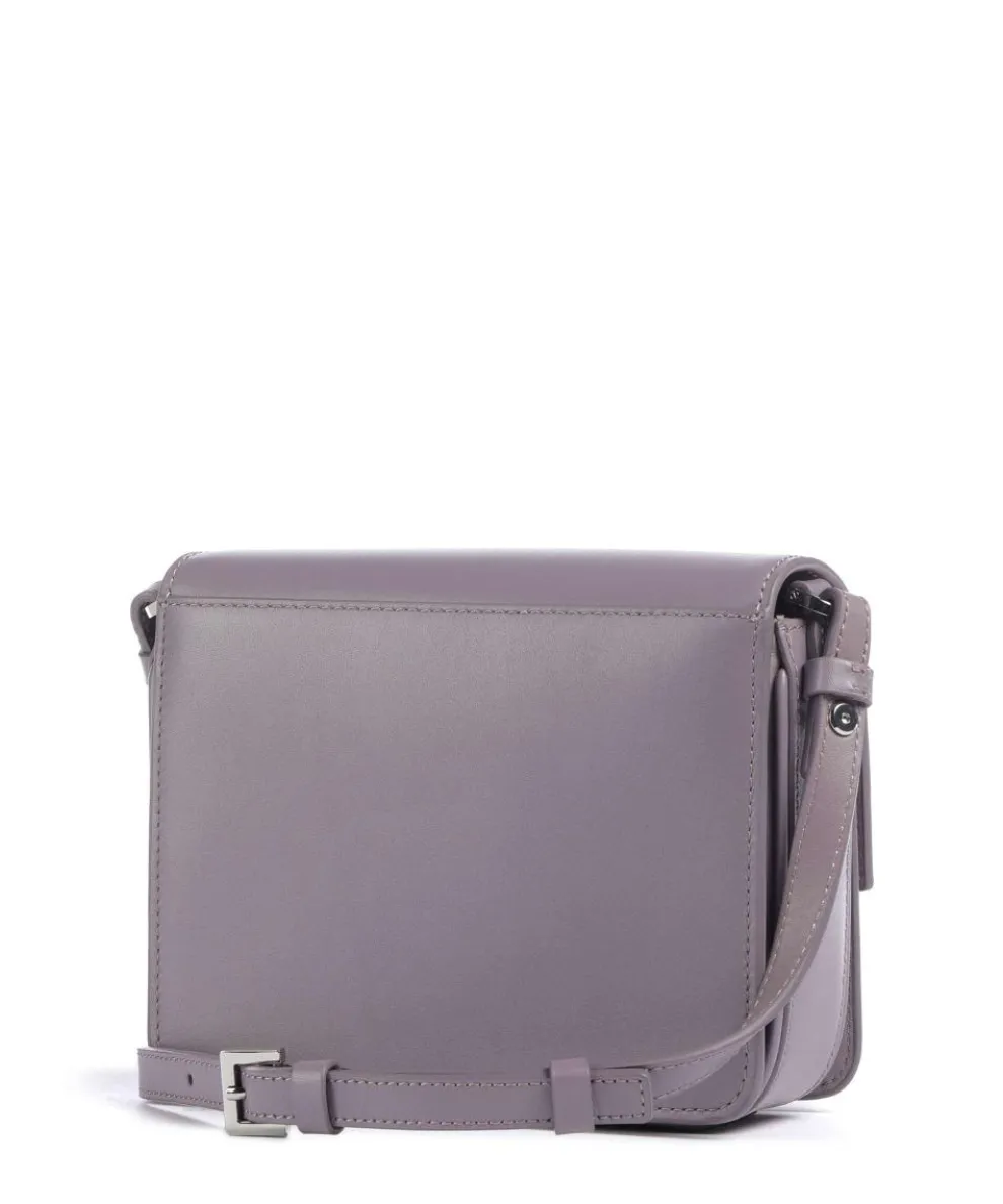 Alex Biker S Umhängetasche Rindsleder violett