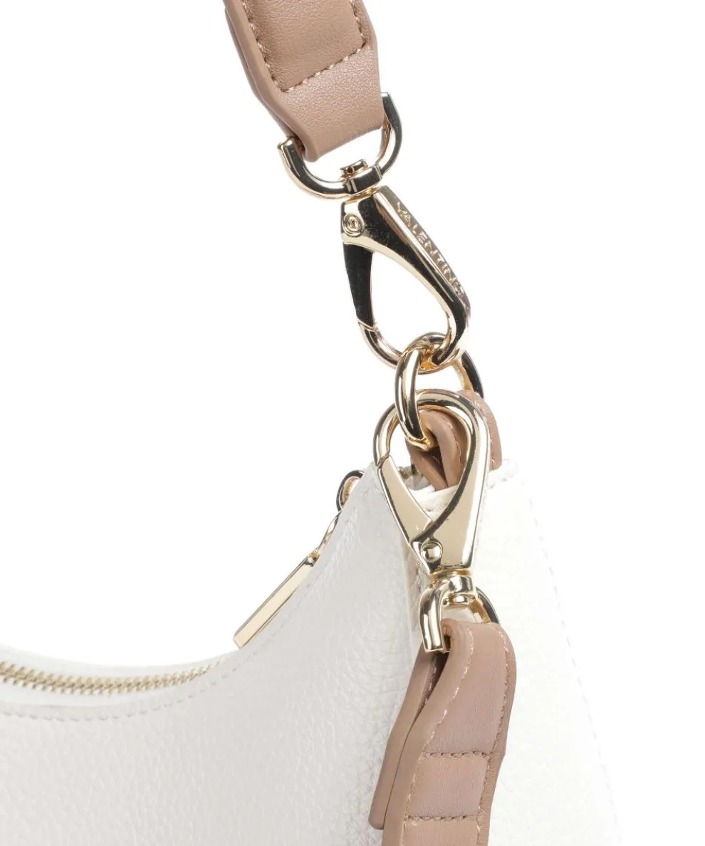 Alexia Schultertasche Lederimitat weiß