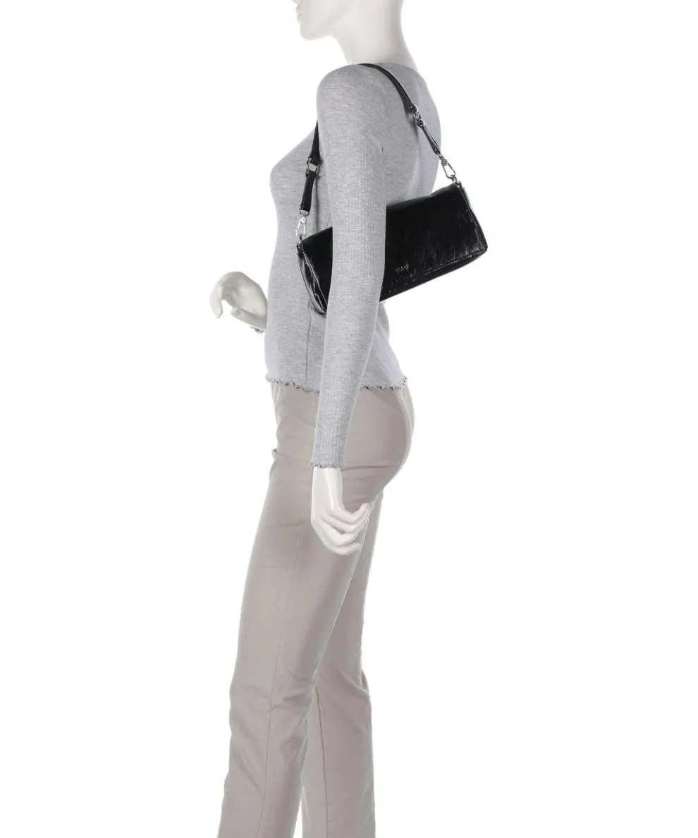 Alias Soft Mila Schultertasche Rindsleder schwarz