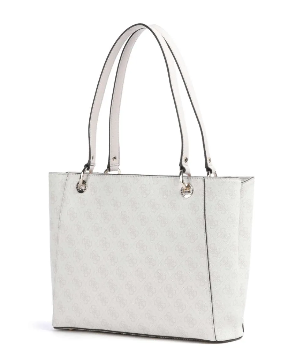 Noelle Shopper Lederimitat weiß