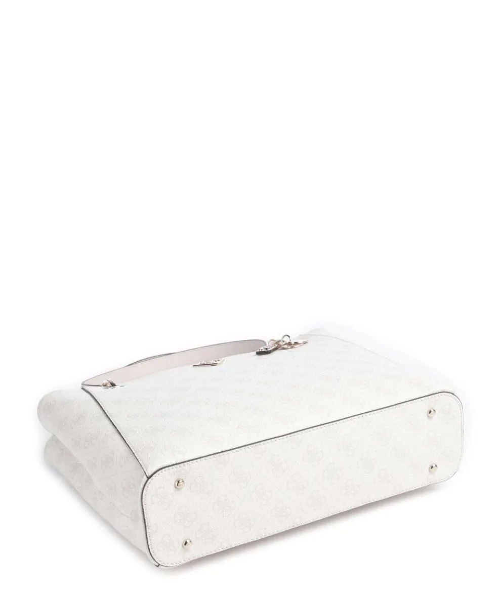 Noelle Shopper Lederimitat weiß