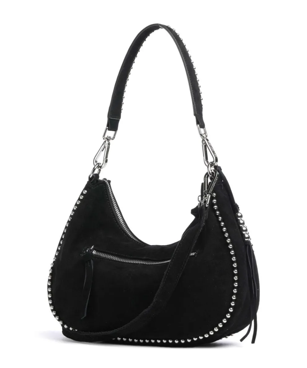 All About Beads Schultertasche Schafsleder schwarz