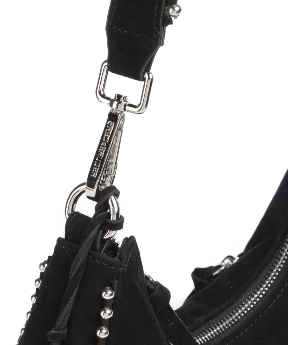 All About Beads Schultertasche Schafsleder schwarz