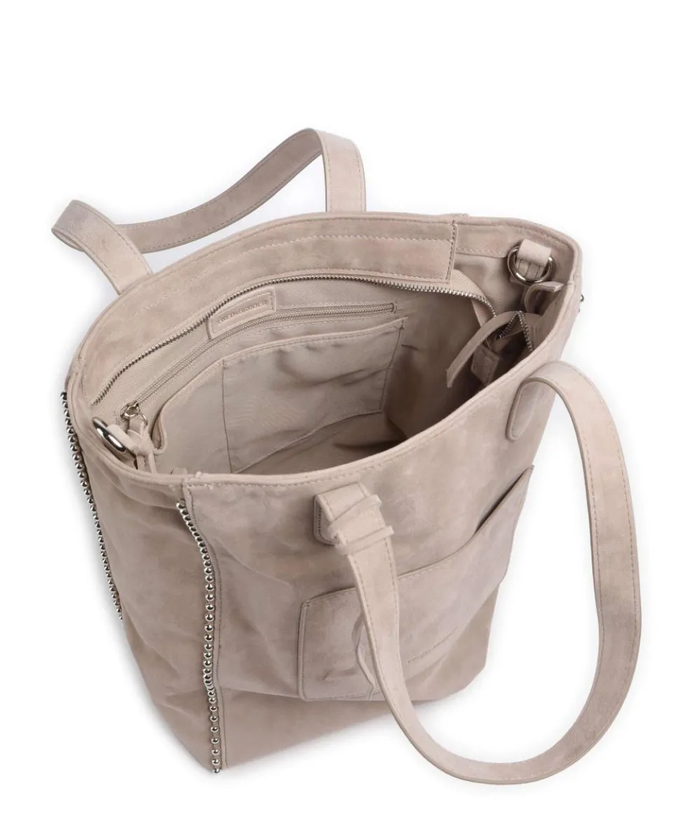 All About Beads Shopper Schafsleder beige