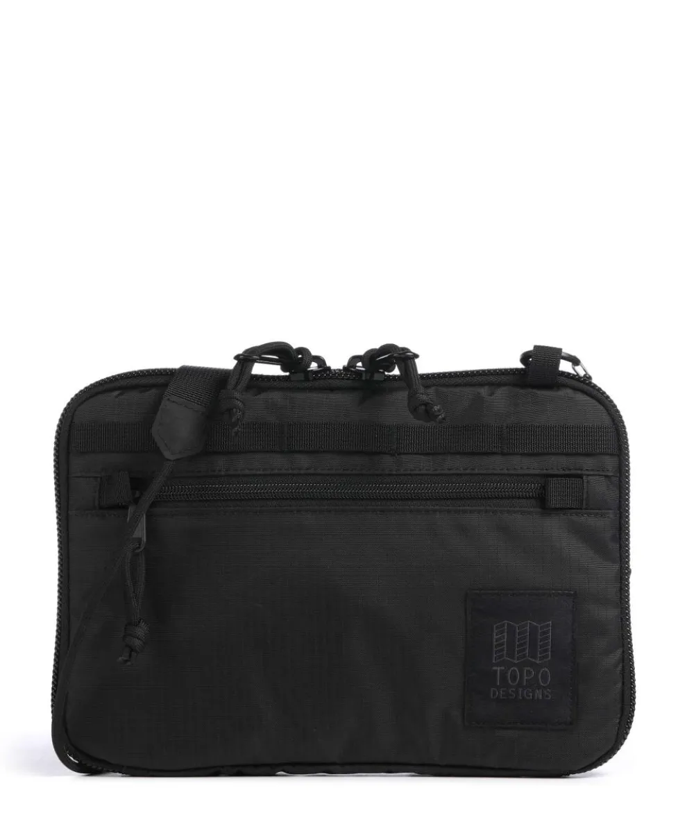 All Adventure Umhängetasche recyceltes Nylon schwarz