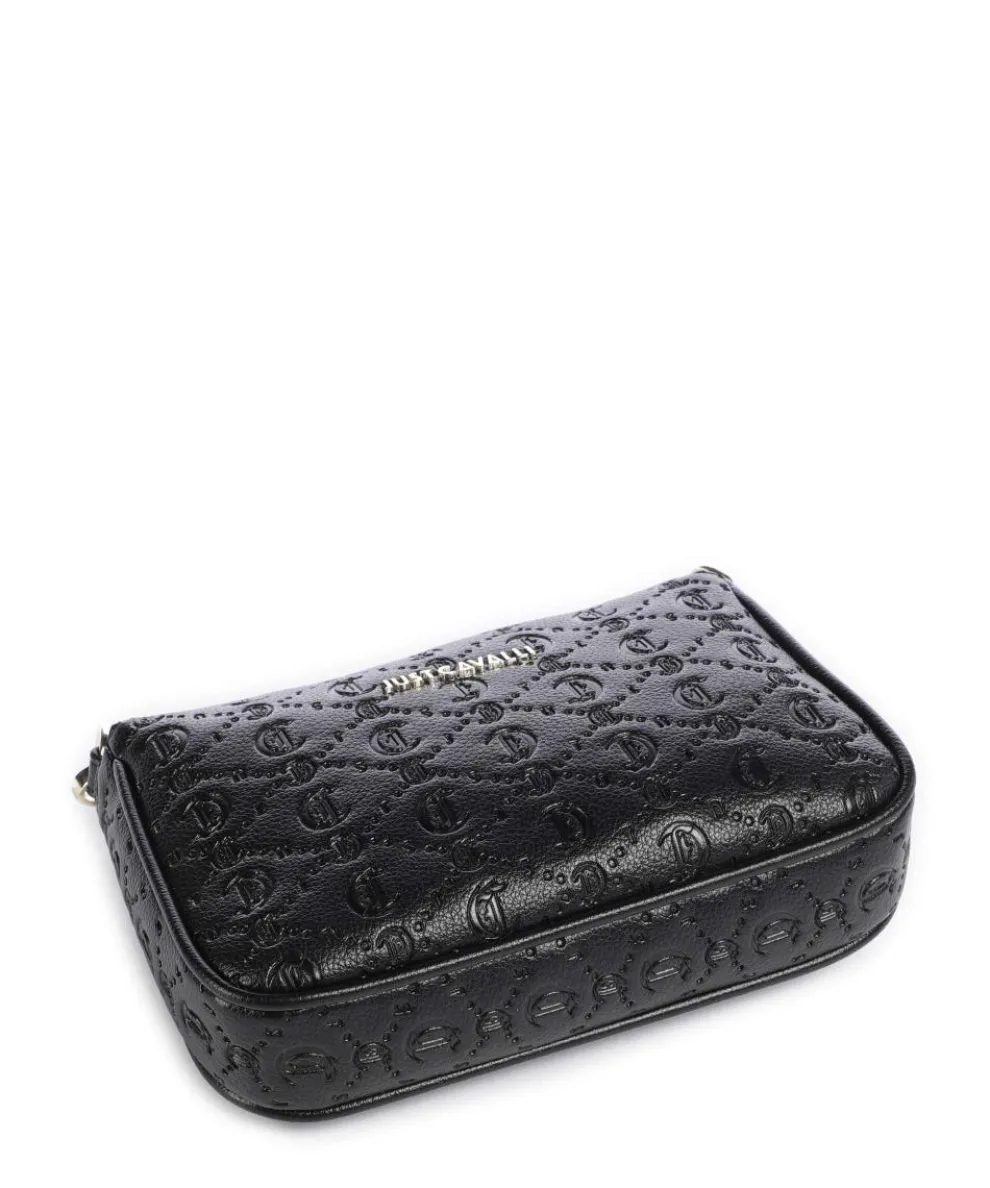 All Over Gothic Schultertasche Lederimitat schwarz