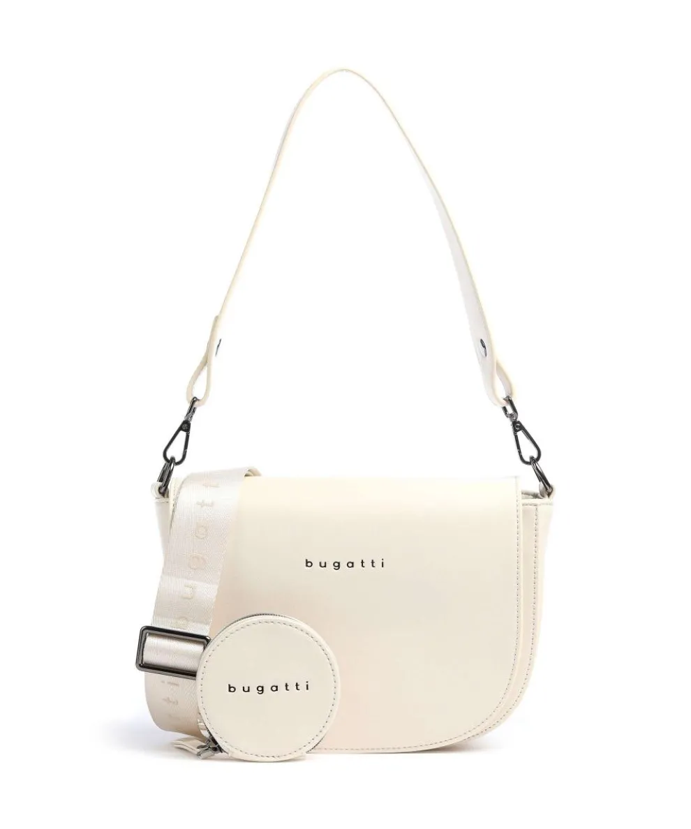 Almata Schultertasche Lederimitat beige