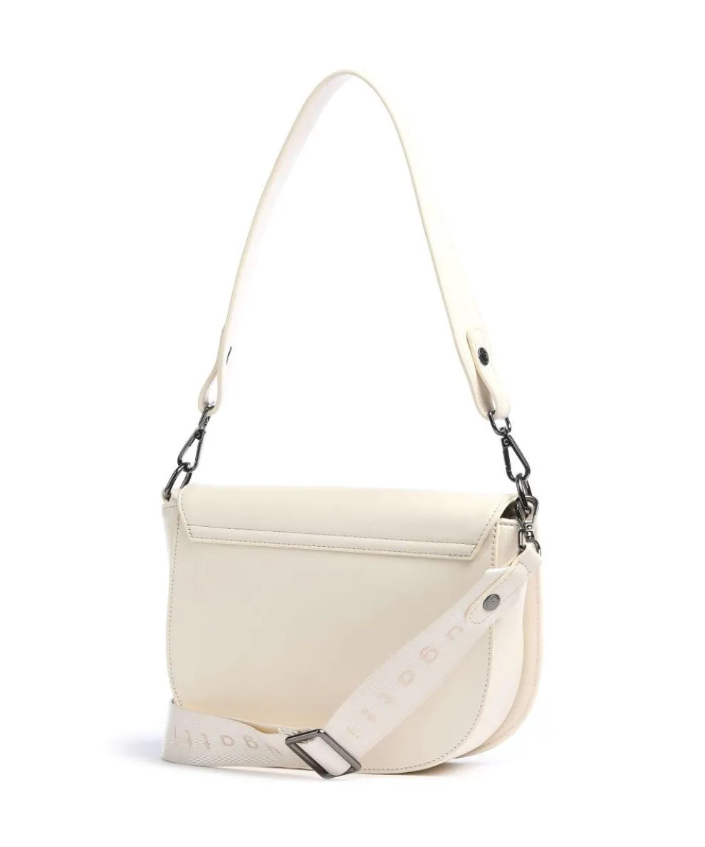 Almata Schultertasche Lederimitat beige