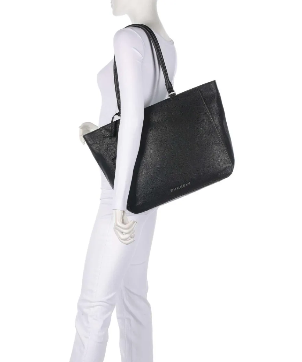 Always Alyx Shopper 15″ genarbtes Leder schwarz